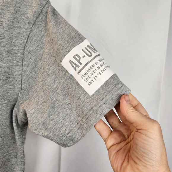 AAPE by BAPE graphic tshirt size L in EUC - Picture 8 of 9